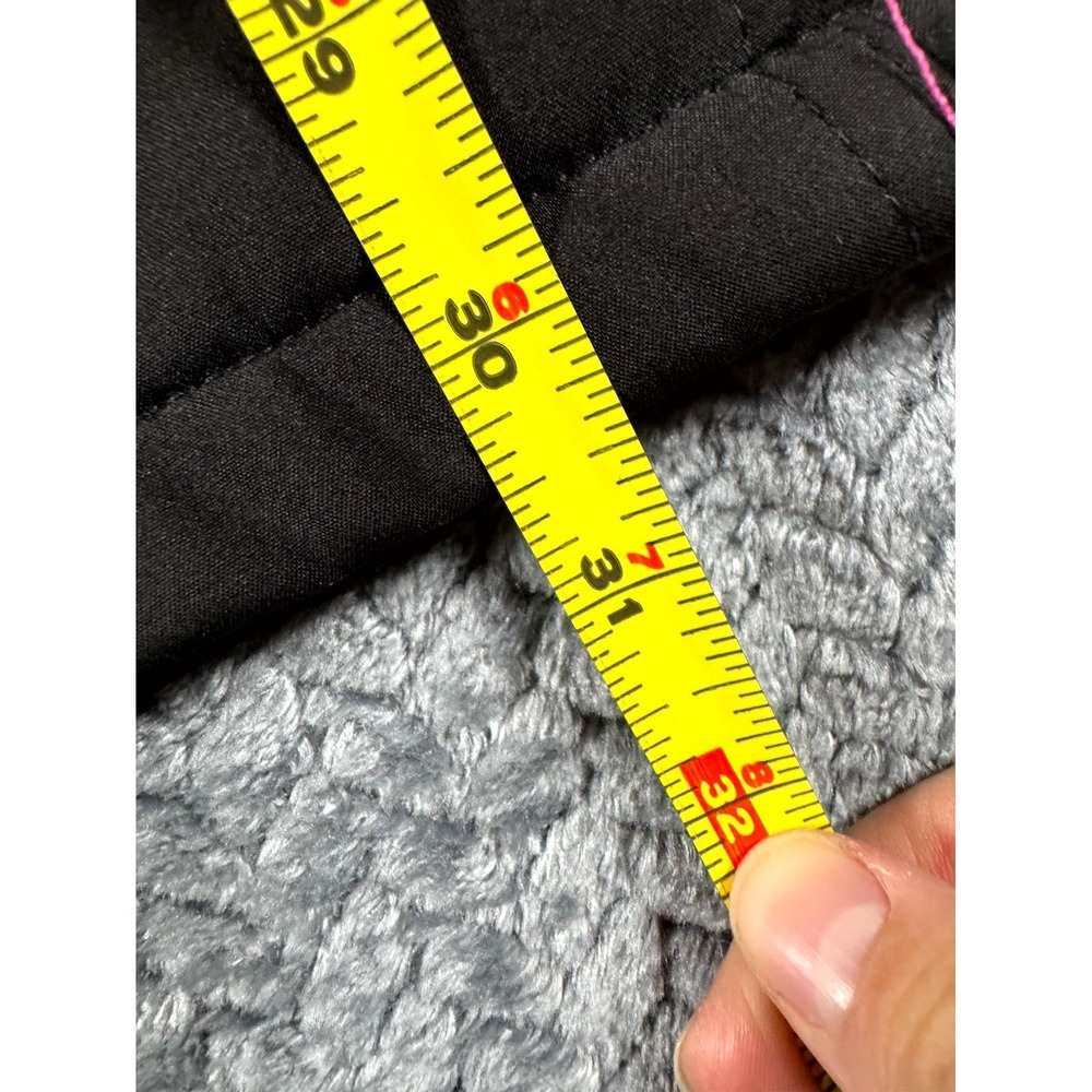 Reebok Softshell Jacket Womens 2XL Black Pink Fleece Lined Performance Full Zip - Picture 3 of 7